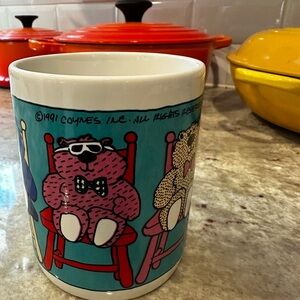 Vintage 1991 The Greatest Teddy Bear Coffee Mug Coymes McAllister